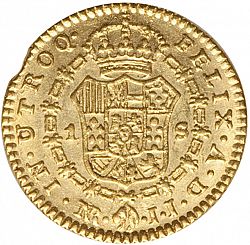 Large Reverse for 1 Escudo 1803 coin