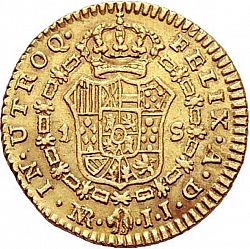 Large Reverse for 1 Escudo 1805 coin