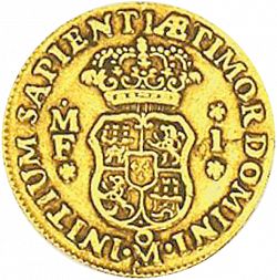 Large Reverse for 1 Escudo 1739 coin