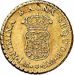 Large Reverse for 1 Escudo 1759 coin
