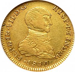 Large Obverse for 1 Escudo 1810 coin