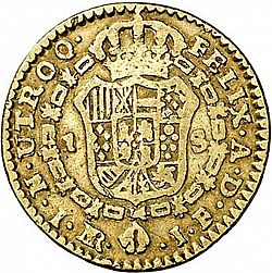 Large Reverse for 1 Escudo 1811 coin