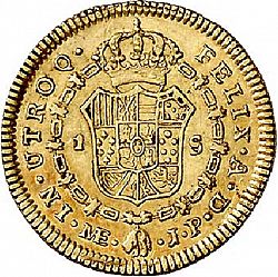 Large Reverse for 1 Escudo 1812 coin