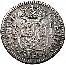 Large Obverse for 1 Real 1769 coin