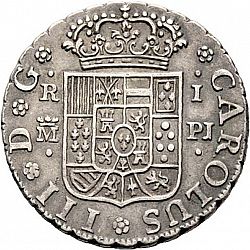 Large Obverse for 1 Real 1770 coin