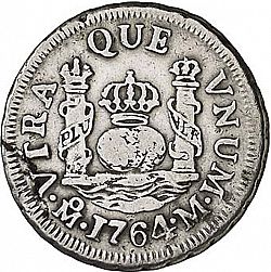 Large Reverse for 1 Real 1764 coin