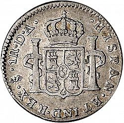 Large Reverse for 1 Real 1778 coin
