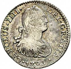 Large Obverse for 1 Real 1795 coin