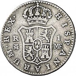 Large Reverse for 1 Real 1789 coin