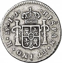 Large Reverse for 1 Real 1790 coin