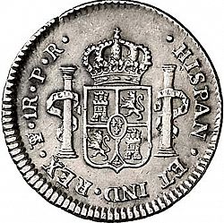 Large Reverse for 1 Real 1791 coin