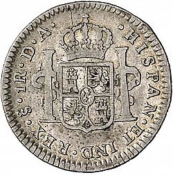 Large Reverse for 1 Real 1797 coin