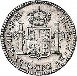 Large Reverse for 1 Real 1798 coin