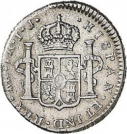 Large Reverse for 1 Real 1804 coin