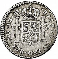 Large Reverse for 1 Real 1805 coin