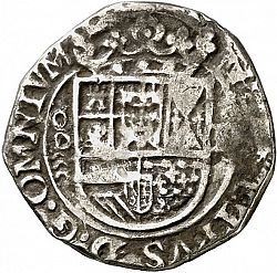Large Obverse for 1 Real 1597 coin