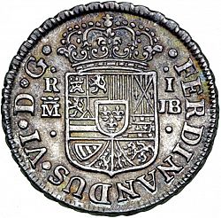 Large Obverse for 1 Real 1748 coin