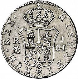 Large Reverse for 1 Real 1817 coin