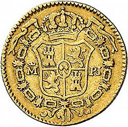 Large Reverse for 1/2 Escudo 1777 coin