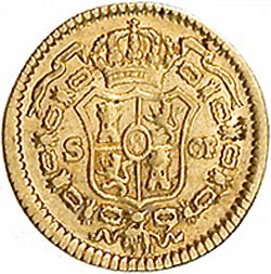 Large Reverse for 1/2 Escudo 1778 coin