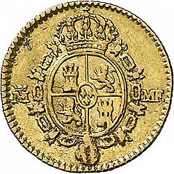 Large Reverse for 1/2 Escudo 1794 coin