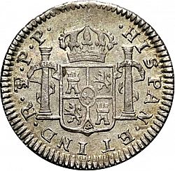 Large Reverse for 1/2 Real 1797 coin