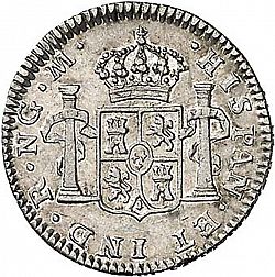 Large Reverse for 1/2 Real 1803 coin