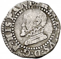 Large Obverse for 1/2 Croat 1596 coin
