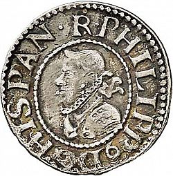 Large Obverse for 1/2 Croat 1612 coin