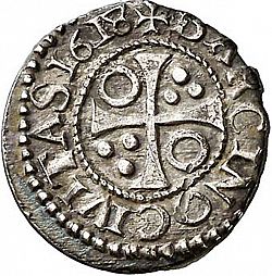 Large Reverse for 1/2 Croat 1618 coin