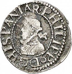 Large Obverse for 1/2 Croat 1630 coin