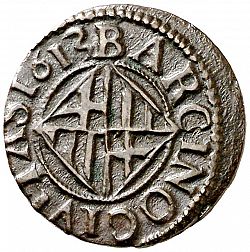 Large Reverse for 1 Ardite 1613 coin