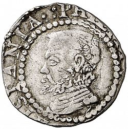 Large Obverse for 1 Croat 1595 coin