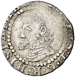 Large Obverse for 1 Croat 1596 coin
