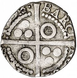 Large Reverse for 1 Croat 1595 coin