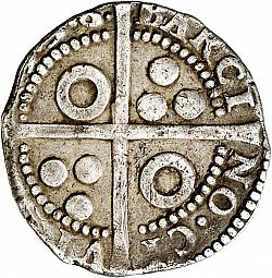 Large Reverse for 1 Croat 1598 coin