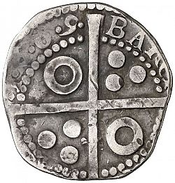 Large Reverse for 1 Croat 1609 coin