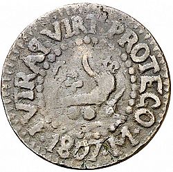 Large Reverse for 1 Cuarto 1807 coin