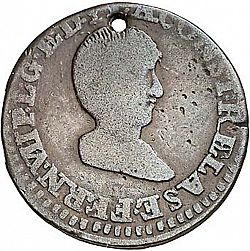 Large Obverse for 1 Quarto 1824 coin
