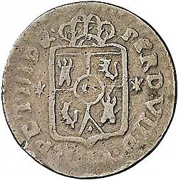 Large Obverse for 1 Quarto 1827 coin