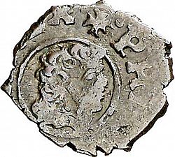 Large Obverse for 1 Dinero de Aragón 1713 coin