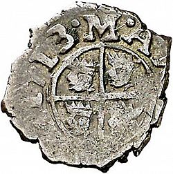 Large Reverse for 1 Dinero de Aragón 1713 coin
