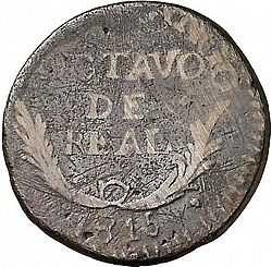 Large Reverse for 1 Octavo 1815 coin