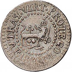 Large Reverse for 1 Octavo 1830 coin
