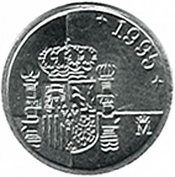 Large Reverse for 1 Peseta 1994 coin