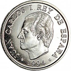 Large Obverse for 2000 Pesetas 1994 coin