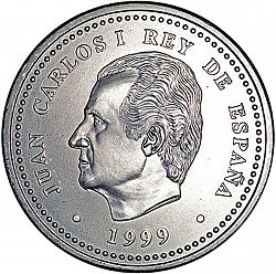 Large Obverse for 2000 Pesetas 1999 coin