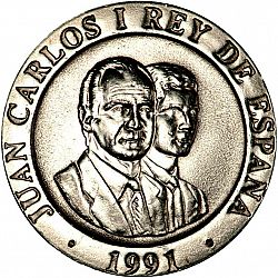 Large Obverse for 200 Pesetas 1991 coin