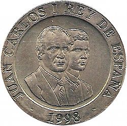 Large Obverse for 200 Pesetas 1998 coin