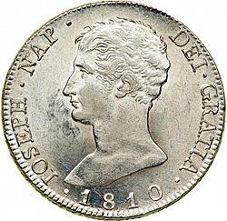 Large Obverse for 20 Reales 1810 coin